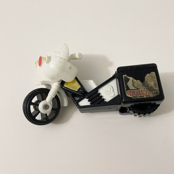 Vtg 1981 Fisher Price Husky Helpers Police Patrol Motor Bike Cycle - Picture 16 of 16